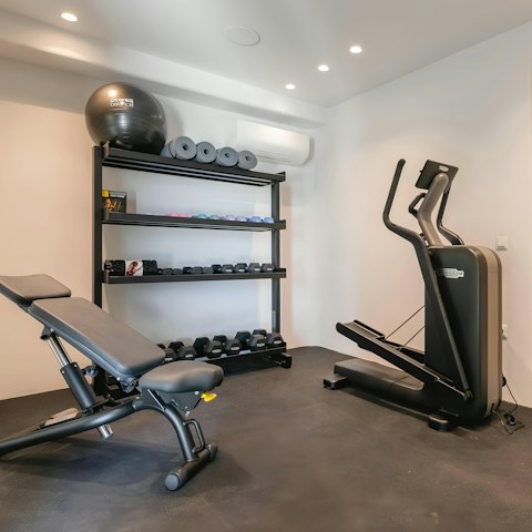 Feel energised after a workout in the home gym