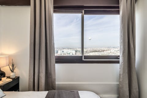 Wake up to far-reaching views of Paris