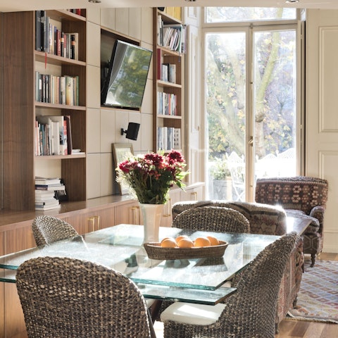 Serve up gourmet meals at the formal dining area