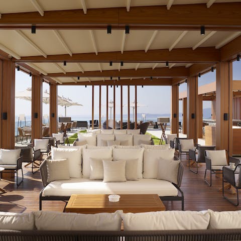Enjoy fine dining in the on-site restaurants, including one with a Michelin-starred chef