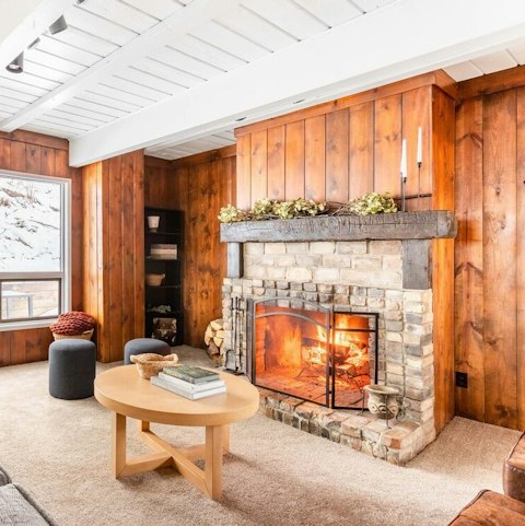Get toasty toes in front of the roaring fire