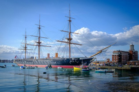 Discover centuries of Royal Navy history at Portsmouth's celebrated maritime quarter