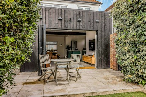 Open up the living space directly onto the terrace