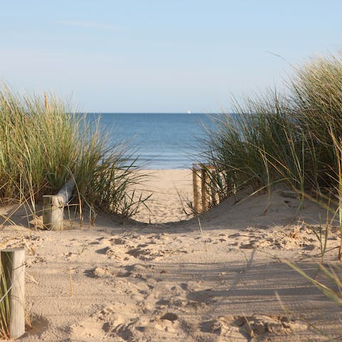 Jump in the car and head for Cornwall's coast, just a forty-minute drive away