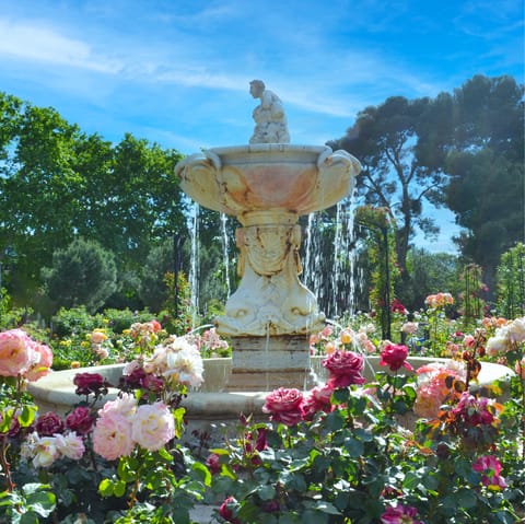 Stay in Salamanca, a short walk from the pretty Parque del Retiro