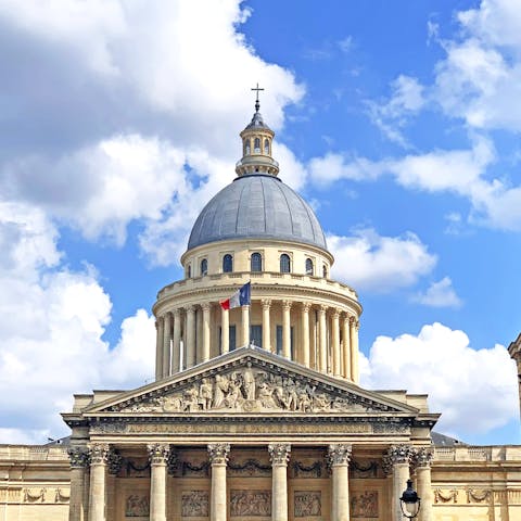 Pay a visit to the iconic Pantheon – a must-see in Paris