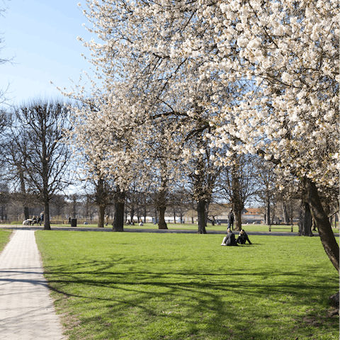Take a wander through Kongens Have for a relaxing afternoon