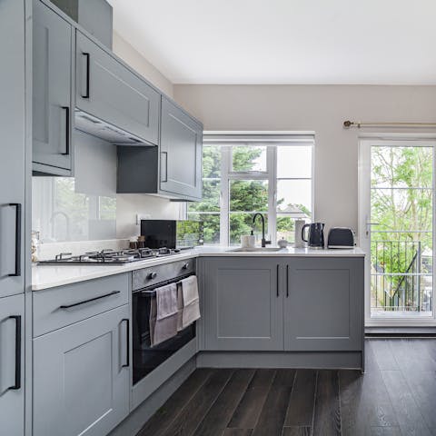 Let your culinary skills shine in the contemporary kitchen