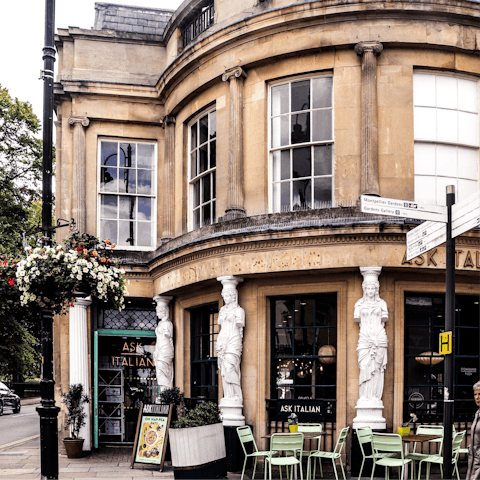 Find your way to Cheltenham, only minutes away by car, and enjoy a romantic lunch