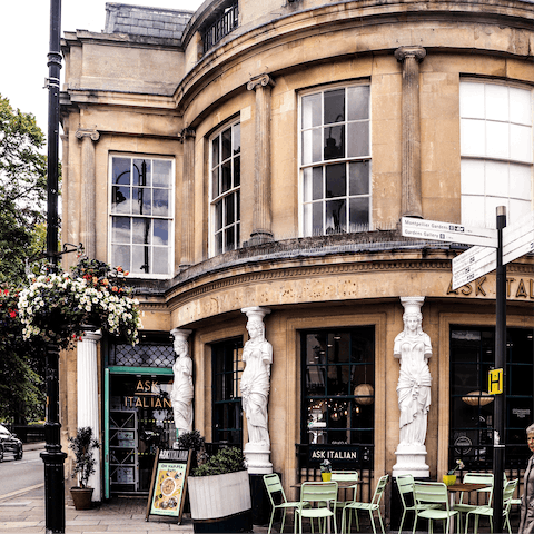 Find your way to Cheltenham, only minutes away by car, and enjoy a romantic lunch