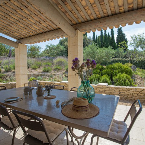 Savour long alfresco lunches on the patio