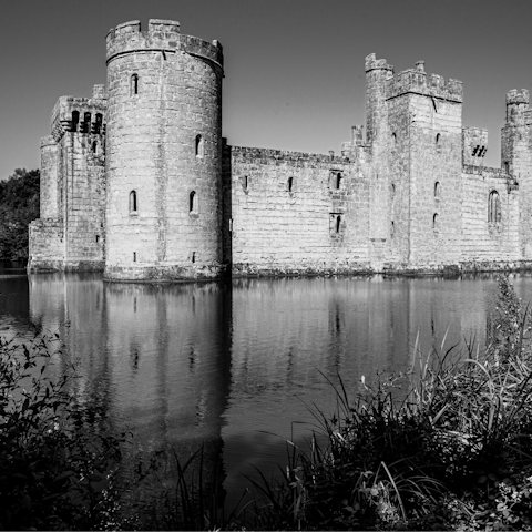 Visit the medieval Caerlaverock Castle, a short drive away