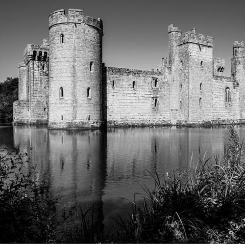 Visit the medieval Caerlaverock Castle, a short drive away