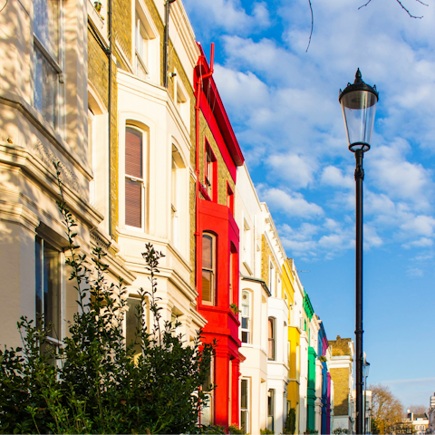 Wander the colourful streets of Notting Hill