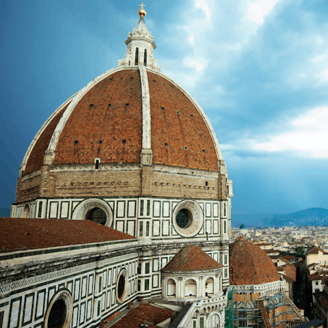 Start your adventure at Santa Maria del Fiore, a five-minute walk away