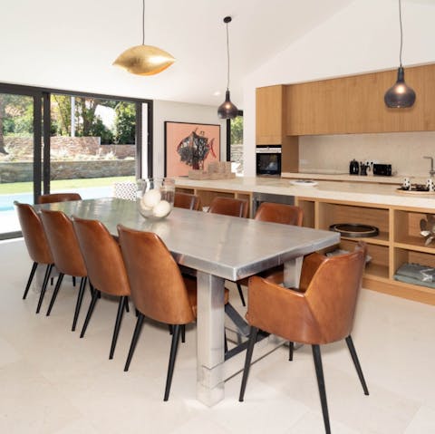 Serve up delicious home-cooked meals at the dining table
