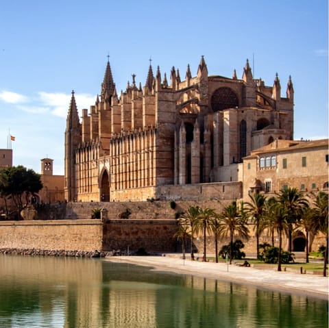 Take a day trip to Palma and explore the majestic cathedral