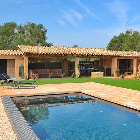 Enjoy lazy days relaxing by the pool or hiking through the surrounding countryside