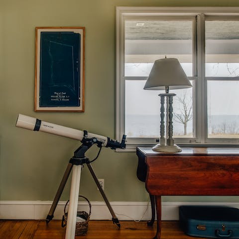 Test out the telescope on a clear day