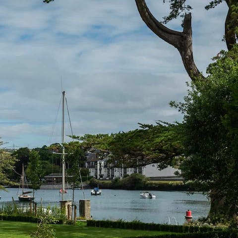 Drift off from the home's mooring to explore the Salcombe-Kingsbridge estuary
