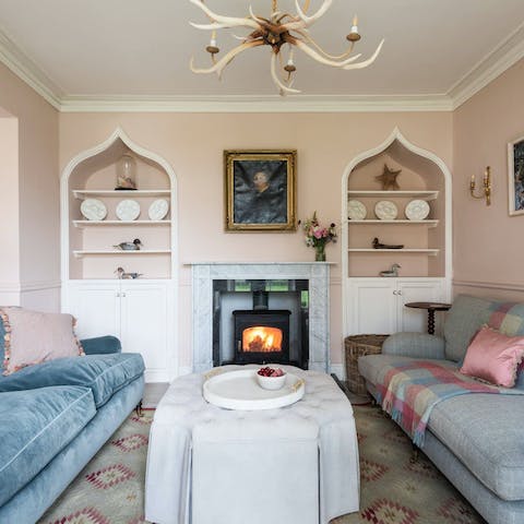 Curl up beside the fire with a good book