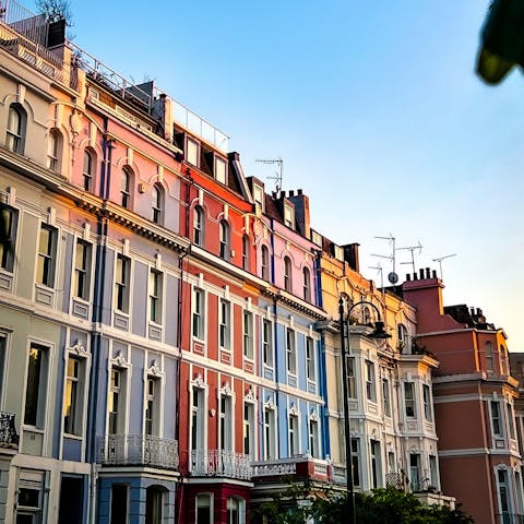 Stay in Notting Hill, one of London's best-loved areas