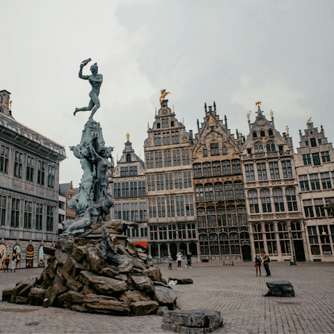 Discover the historic city of Antwerp, a short drive away