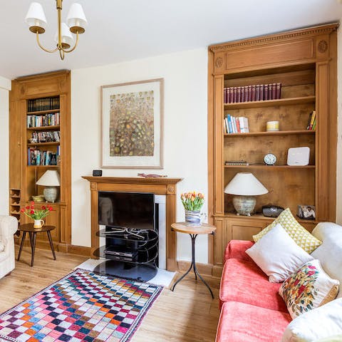 Enjoy cosy evenings in the living room after exploring the city