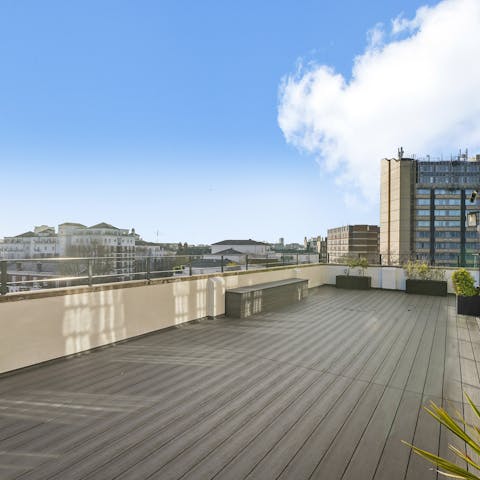 Head onto your private terrace for a peaceful morning meditation