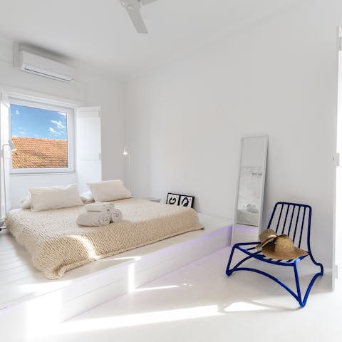 Bank a serene night's sleep in serious style