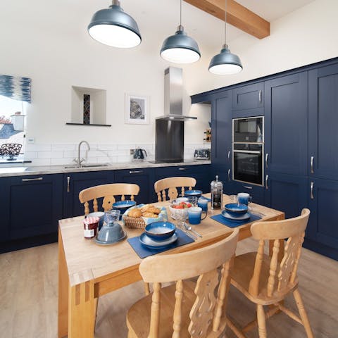 Gather around the table for cosy mornings in the kitchen
