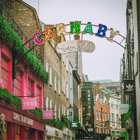 Immerse yourself in the vibrant heart of Soho