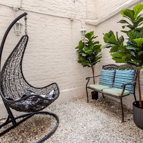 Take your favourite evening drinks onto the terrace