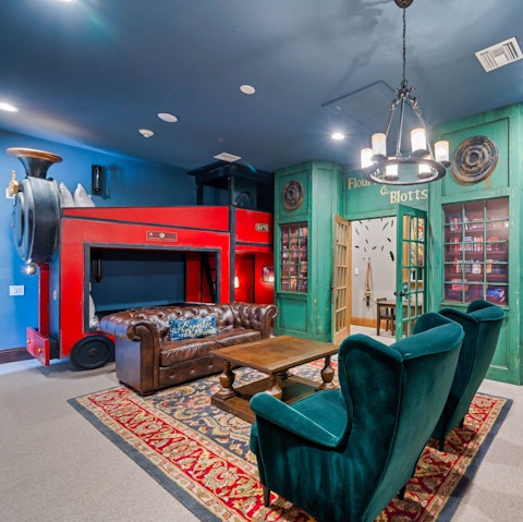 Have a magical night's sleep in the Harry Potter-themed bedroom