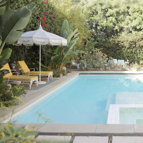 Spend chilled days around the private pool