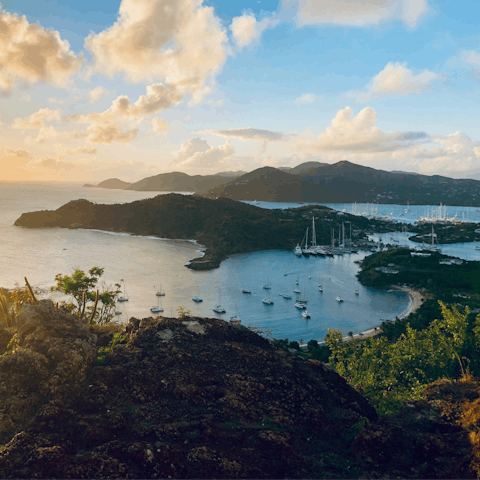 Venture out and experience the beaches and bays of Antigua