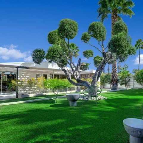 Linger around the fire pit long into the night