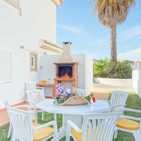 Light the barbecue and tuck into an alfresco meal