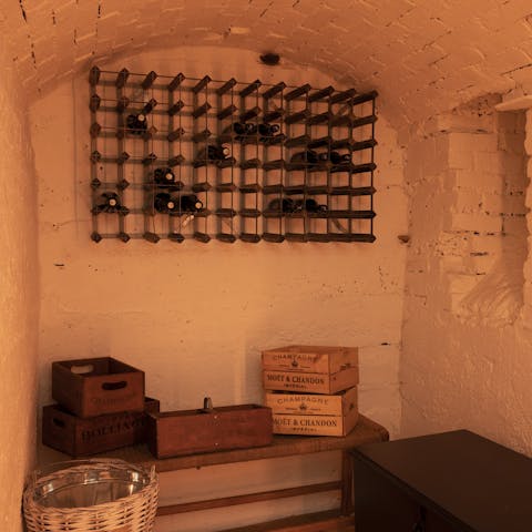 Stock up the home's wine cellar with a few of your favourites  – it's the excuse you've been looking for