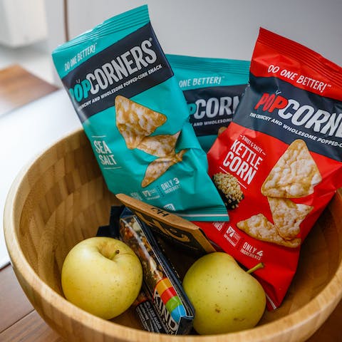 Some snacks for your arrival