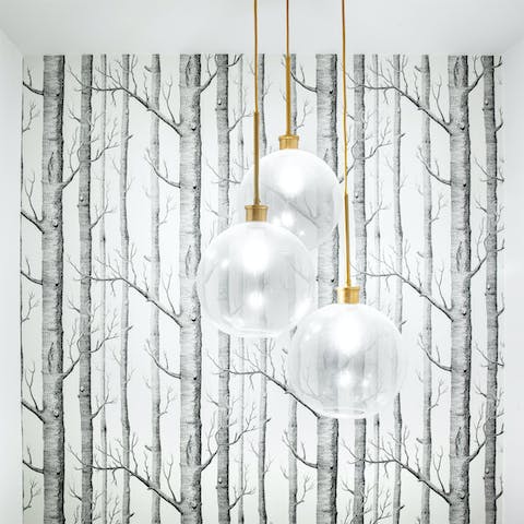 This Aspen printed wallpaper