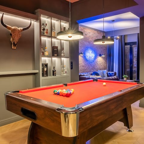 Practice your snooker skills in the games space