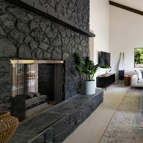 Get cosy in front of the fire with a cup of cocoa in hand