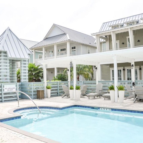 Chill out at one of the resort's communal pools