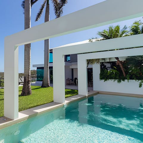 Spend blissful days by the pool or head to the beach