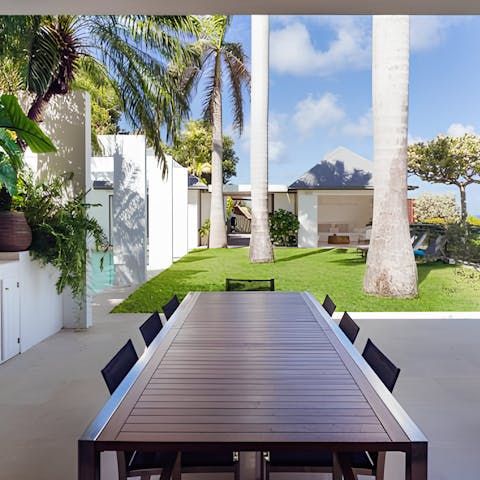 Light the barbecue and savour the magic of outdoor living