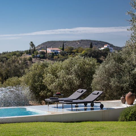 Find a wonderful sense of wellbeing while lounging by the pool