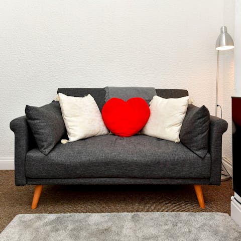 Curl up in the living room with a cuppa and a Welsh cake