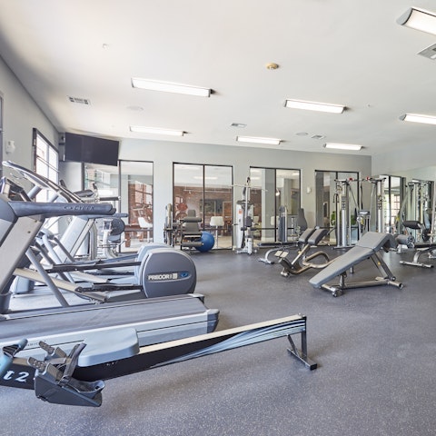 Head to the on-site gym for a workout before a day of exploring