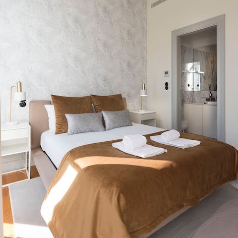 Wake up feeling refreshed and well-rested in comfortable bedrooms